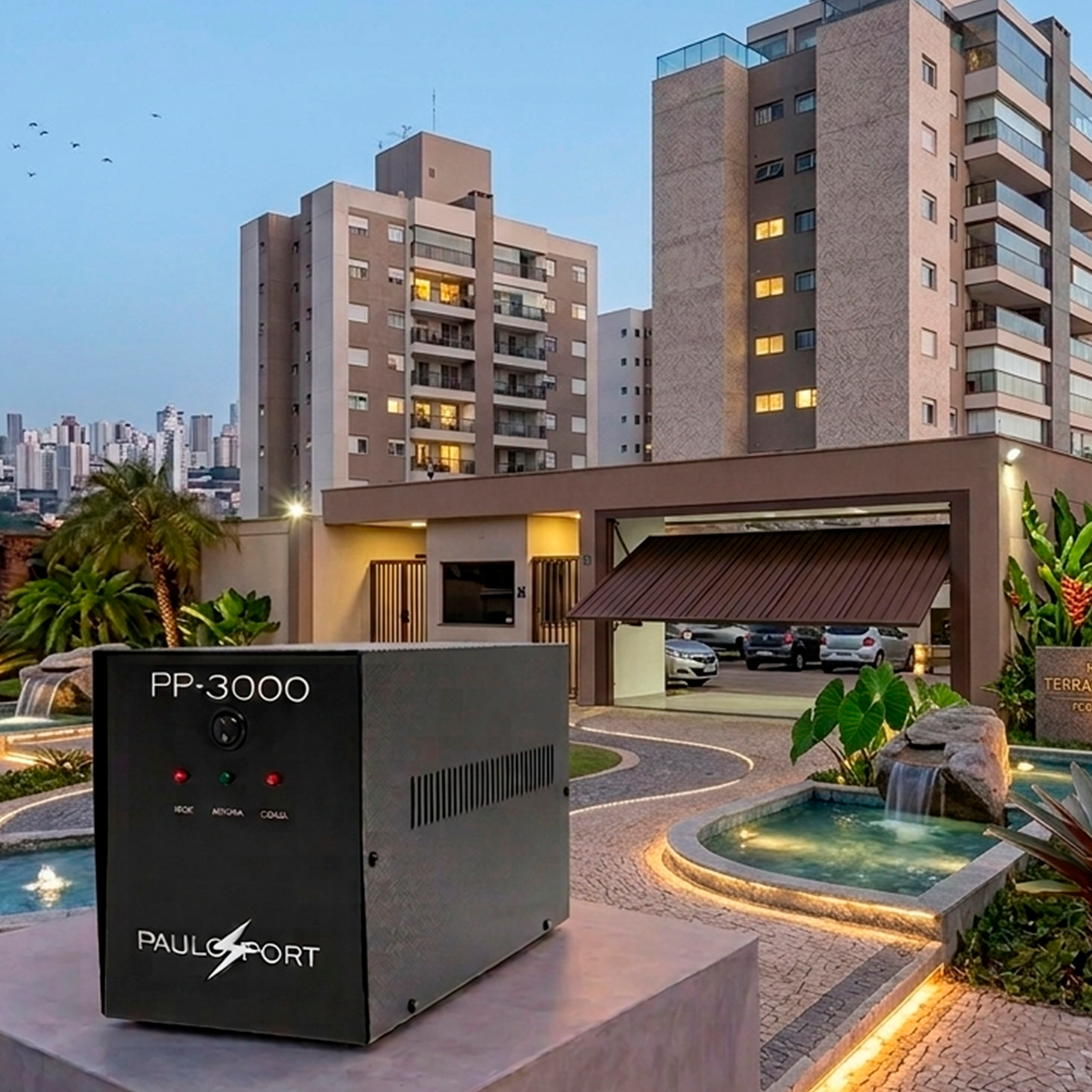 Nobreak PauloPort em aplicação residencial